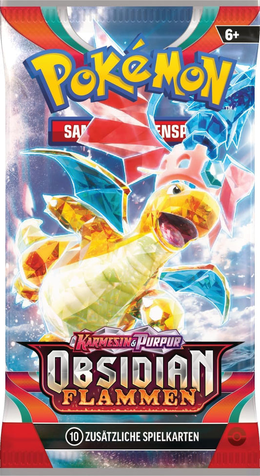 Pokémon- Boîte d'affichage Booster Karmesin & Violet, Boosterpack-Display-Box